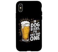 Beber cerveza papá broma en cervezas de perro Solo he tenido una broma Carcasa para iPhone X/XS