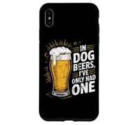 Beber cerveza papá broma en cervezas de perro Solo he tenido una broma Carcasa para iPhone XS Max