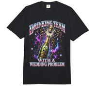 Beber Equipo con Una Novia Problema De Boda Comfort Colors Adult Heavyweight T-Shirt
