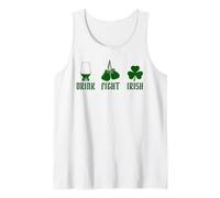 Beber Lucha Whisky irlandés Camiseta sin Mangas