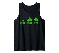 Beber Lucha Whisky irlandés Camiseta sin Mangas