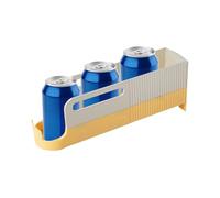 Beber organizador de refrigeradores - Estante de lata de soda, solución de almacenamiento multipropósito | ABS Material Tamaño compacto 34cmx8cmx12cm Pantalla elegante Uso eficiente del espacio Fácil