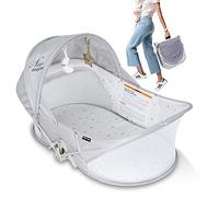 beberoad Cama De Viaje para BebÉ Cuna De Viaje Caja De Descanso para BebÉs Baby Travel Bed (Gris Claro)