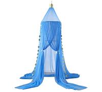 Bebés Dosel de Cama de Princesa,Mosquitera de Cúpula Niños,Dosel para Cama con Cadena de Estrellas,Cortina de Cama de Corona de Cuna de Bebé,Tienda de Red Mosquito Decoración de Sala de Juegos Color C