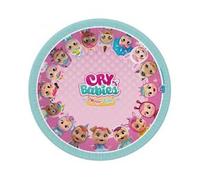 Bebés llorones - 8 Platos de Cartón 18 cm