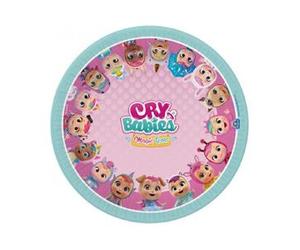 Bebés llorones - 8 Platos de Cartón 18 cm