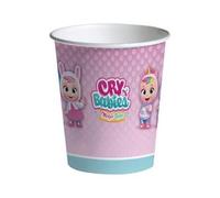 Bebés llorones - 8 Vasos de Cartón 250 ml