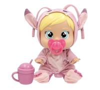 Bebés Llorones Disney Angel Muñeca bebé Bebé Llorón Loving Care Inspirada en Angel, Incluye 3 Accesorios Y Llora Lágrimas Reales Niñas/os a Partir de 3 años