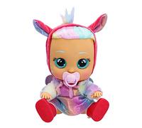 BEBÉS LLORONES Dressy Fantasy Hannah, Muñeca Interactiva que Llora de Verdad con Pelo a Peinar, Ropa para Vestir y Accesorios, Juguete y Regalo para niños y niñas +1 Año