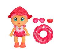 BEBÉS LLORONES Fun N' Sun Ella | Muñeca interactiva Impermeable que llora lágrimas de verdad para jugar dentro y fuera del Agua - Juguete y regalo para niños y niñas