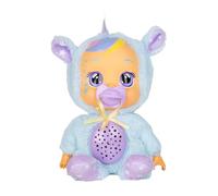 BEBÉS LLORONES Goodnight Starry Sky Jenna | Muñeca suave Quitamiedos para dormir, que llora lágrimas LED y proyecta Estrellas con Música relajante - Regalo para niños y niñas +2 Años