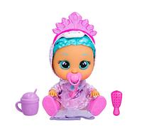 BEBÉS LLORONES Kiss Me Elodie, Muñeca Interactiva que se Sonroja con un Beso y Llora como un Bebé con Pelo para Peinar, Ropa para Vestir y Accesorios, Juguete y Regalo para Niños y Niñas +1 Año