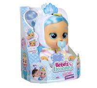 BEBÉS LLORONES Kiss Me Sydney | Muñeca interactiva que se Sonroja con un beso y Llora como un bebé con Pelo para peinar, Ropa para vestir y Accesorios - Juguete y Regalo para niños +18 Meses