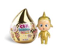 Bebés Llorones Lágrimas Mágicas Casital Dorada (Golden Edition) | Mini bebé llorón Sorpresa coleccionable con lágrimas y Accesorios dorados - Muñeca para niñas y niños +3 Años