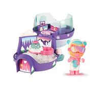 BEBÉS LLORONES LÁGRIMAS MÁGICAS El Iglú de Kristal | Playset iglú mágico que crea Nieve con sorpresas y su muñeca Kristal - Juguete para niñas y niños + 3 Años