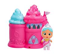BEBÉS LLORONES LÁGRIMAS MÁGICAS Icy World Castillo de Cristal de Elodie | Playset de la princesa Elodie con 9 Accesorios - Juguete para niños y niñas +3 Años