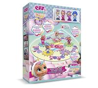 BEBÉS LLORONES LÁGRIMAS MÁGICAS Juego Lágrimas Mágicas | Juego divertido con tablero del mundo Fantasy con 4 Bebés Llorones y un Dado - Juguete y Regalo naviad para niños y niñas +3 Años