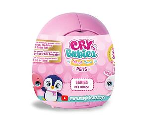 Bebés Llorones Lágrimas Mágicas Pets House - Casita de las Mascotas, mini mascotas sorpresas de Bebés Llorones que lloran lágrimas de verdad - modelo sorpresa