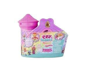 BEBÉS LLORONES LÁGRIMAS MÁGICAS Storyland Casa de Cuentos , Mini Castillo y su Torre con 1 muñeca Sorpresa y su Mascota que Llora de verdad, con Ropa y Accesorios , Juguete para niñas y niños +3 Años