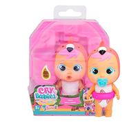 BEBÉS LLORONES LÁGRIMAS MÁGICAS Tropical Beach Babies Fancy, Muñeca coleccionable que Llora lágrimas de verdad con Bañador y 4 Accesorios - Juguete para niñas y niños +3 Años