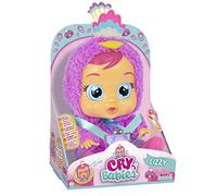 BEBÉS LLORONES Lizzy el pavo real | Muñeca interactiva que llora de verdad con chupete y Pijama de pavo real lila - Juguete y Regalo para niñas y niños +18 Meses