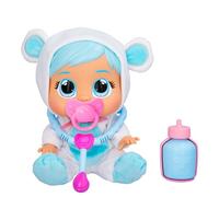 Bebés Llorones Loving Care Kristal, Muñeca Bebé, con 4 Accesorios para Jugar a los Médicos, También Llora Lágrimas Reales, Juguete para Niñas y Niños de a Partir de 18 Meses