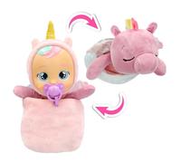 BEBÉS LLORONES Luna & Poppy Muñeca Interactiva Goodnight Friends Luna y Poppy para IR a Dormir, Luces Mágicas, Sonidos De Bebé y Canciones De Cuna Niñas/os a Partir de 3 años