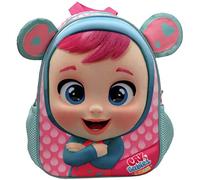 Bebés Llorones- Mochila Infantil Eva, 30 x 11 x 21 cm, Preescolar, Caracterizada, Personaje Lala, Color Rosa, Producto Oficial (CyP Brands)