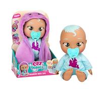 Bebés Llorones Newborn Bath Time Dana, Muñeca Bebé, Recién Nacida Disfruta de la Hora del Baño Reaccionando al Agua y Llorando Lágrimas de Verdad, Juguete para Niñas y Niños de 18+ Meses