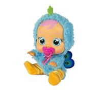 BEBÉS LLORONES Pijama Pavo Real | Accesorio pijama suave de color azul y Chupete para tu Bebé Llorón y muñecas - Juguete y Regalo para niñas y niños +18 Meses