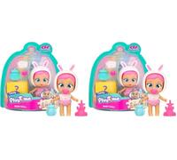 Bebés Llorones Playtime Day Care, Muñeca Sorpresa, con 5+ Accesorios, Llora Lágrimas de Verdad con una Revelación Mágica, Juguete Regalo para Niños a Partir de 4 a 6 Años (Paquete de 2)