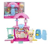 Bebés Llorones Playtime la Cocina de Chloe, Mini Muñecas, Set de Juego para Completar tu Mundo Playtime, con 14+ Accesorios y Muñeca Exclusiva que Llora de Verdad, Juguete para Niños de 4 a 6 Años