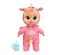 Bebes Llorones Real Love Hannah Muñeca bebé Muñeca Que Abre y Cierra los Ojos, con Lágrimas Luminosas y 2 Accesorios Incluidos para Niñas/os a Partir de 3 Años