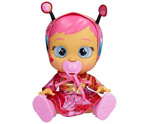 BEBÉS LLORONES Stars Lady | Muñeca interactiva que Llora lágrimas de verdad con Ropa para vestir y Accesorios | Regalo ideal para niños y niñas