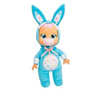 Bebés Llorones Tiny Cuddles Conejito Brocks, Muñeca Suave y Blanda 25cm, Llora Lagrimas de Verdad, Incluye Pijama Conejito Azul, Juguete para niños y niñas +18 meses