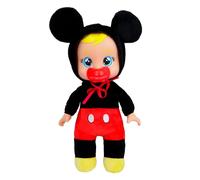 Tutti Bambini Muñeco bebé Tiny Cuddles Disney Mickey, suave, llora lágrimas reales 18+ meses