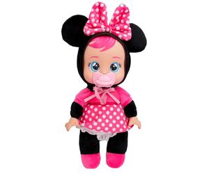 Bebés Llorones Tiny Cuddles Disney Minnie, Muñeca Suave y Blanda 25 cm, Llora Lagrimas de Verdad Incluye Pijama Disney, Juguete para niños y niñas +18 Meses