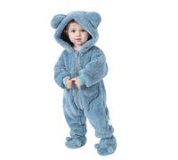 Bebés Mameluco Invierno Traje de Nieve Bebé Fleece una Pieza Cálido Body Manga Larga Grueso y Recién Nacido Cremallera Mono Regalo 0-18 meses Baby Romper