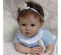 Bebes Reborn Muñecas Reborn Niña 19 Pulgadas Verdadero Muñecos Reales Originales Recien Nacidos Cuerpo de algodón Suave Hecho a Mano Parece un bebé de Verdad