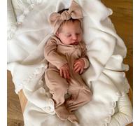 Bebes Reborn Niña Muñecas Reborn Muñecas de bebé 20 Pulgadas Hechas a Mano Lavables Cuerpo de Vinilo Suave con Anatómicamente Correcto Muñeca Reborn Que Parece un bebé Real