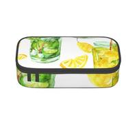 Bebida Cóctel Limón Hielo, Estuche para lápices, Estuche para lápices Estuche para lápices de Gran Capacidad Estuche para cosméticos
