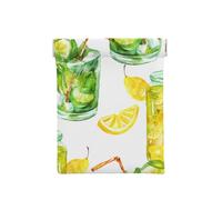 Bebida Cóctel Limón Hielo, Squeeze Top Wallet Bolsa de Almacenamiento para Mujer Monedero pequeño Bolsa de Cambio