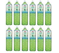 Bebida de aloe vera de 18 litros, 12 x 1,5 l, incluye 12 botellas de 0,25 € con zumo de aloe vera con pulpa