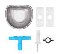 Bebida de Conejo de Acero Inoxidable, Boser Pezón, Tazón Automático Conejito, Fijación Sujeción, Anti-mordida, Resorte Elástico Alto, Tornillo Ajustable, Varilla Válvula 304 con Silicona (tee de