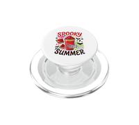 Bebida de Mano Spooky Summer Watermelon Skeleton PopSockets PopGrip para MagSafe