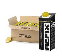 Bebida de Recuperación REFIX - Base Agua del Mar, Baja en Calorías, Orgánica, Sin Azúcar Añadido, Vegana, Electrolitos y Sales Minerales Naturales del Mar - Sabor Limón - Pack de 24 Tetrapack