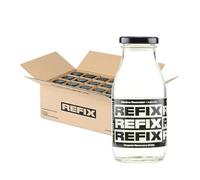 Bebida de Recuperación REFIX - Base Agua del Mar, Baja en Calorías, Orgánica, Sin Azúcar Añadido, Vegana, Electrolitos y Sales Minerales Naturales del Mar - Sabor Limón - Pack de 24 Botellas