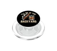 Bebida Divertida Voy a Estar en el Patio Trasero Whisky Cigar PopSockets PopGrip para MagSafe