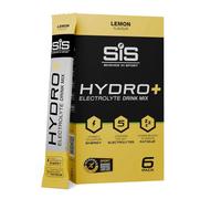 Science in Sport HYDRO+ Electrolyte Drink Mix 6x4,1g Limón - Electrolitos en polvo veganos, Bebida deportiva en polvo con vitamina C y 5 electrolitos importantes