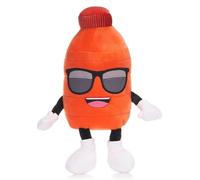 Bebida energética de 12 pulgadas de felpa suave juguetes coloridos hidratación (naranja)